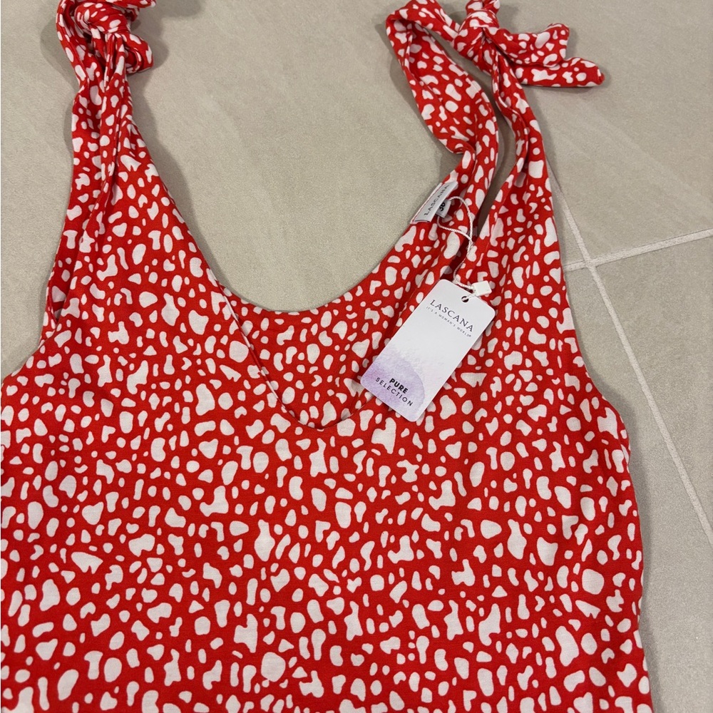 Burnt Orange and White Lascana Dress size 36 brand new with tags! - Picture 7 of 7